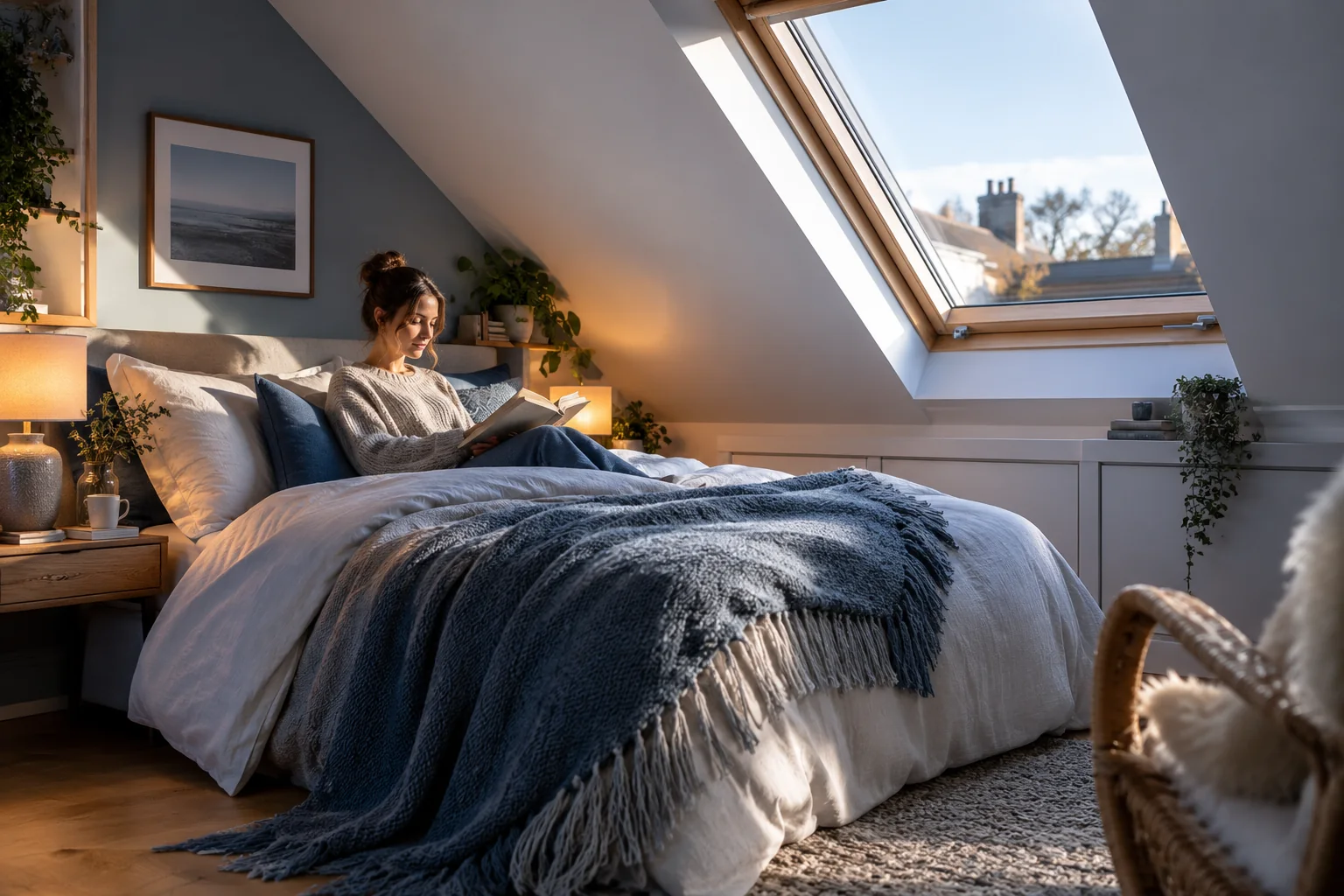 Room in roof insulation illustration